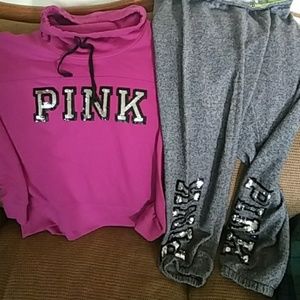 Pink sweat outfit💟